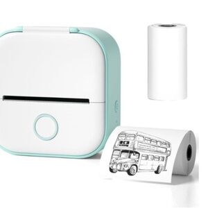NWT Phomemo T02 Inkless Mini Printer + Printer Paper